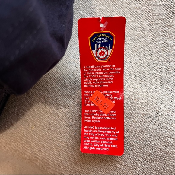 FDNY Ball Cap, Adjustable Closure, New With Tags, MSRP $29.99 - Picture 5 of 7